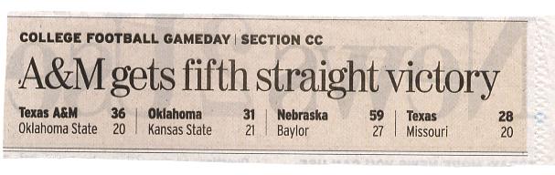 Image Credit:  The Fort Worth Star-Telegram, Sunday October 17, 2004 issue