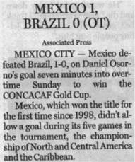 Source:  Associated Press/Dallas Morning News, July 28, 2003, P. 7c