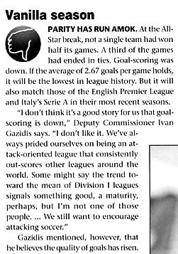 Image Credit:  Will Kuhns from the August 16, 2004 issue of Soccer America magazine, page 19.