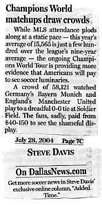 Image Source:  a Steve Davis article on page 7C of the July 28,2004 issue of The Dallas Morning News.