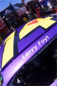 Photo of Larry Foyt's car from Foyt Racing's Web site at www.foytracing.com
