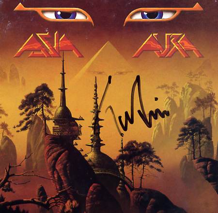 CD cover of the Aura album by Asia which features songs Free, Awake, and You're the Stranger.