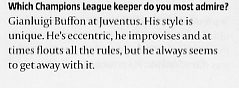Image Credit:  Champions Magazine, February 2004, page 63, in an interview of Stuttgart's goalkeeper Timo Hildebrand.