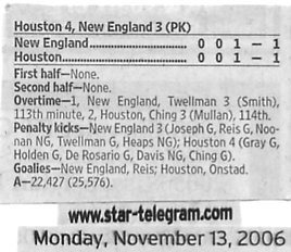 Image Credit:  The Fort Worth Star-Telegram, Monday November 13, 2006 edition, page 8C.