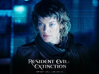 Actress Milla Jovovich in the ultimate zombie movie series Resident Evil.