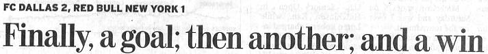 Image Credit:  The Fort Worth Star-Telegram, Sunday July 9, 2006, page 13C, from an article entitled "Finally, a goal; then another; and a win" by Tobias Xavier Lopez