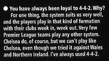 Image Credit:  World Soccer Magazine, February 2006 issue page 32, in an interview of Coach Sven Goran Eriksson by Keir Radnedge.