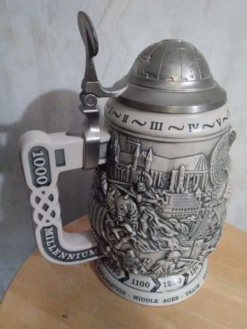 Millennium Beer Stein by Avon and CUI celebrating 1000 years of history