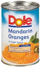 Mandarin orange slices are a refreshing snack after any form of vigorous activity, as is the contents of a size 303 can of fruit cocktail.