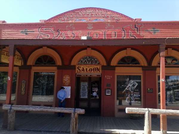 Photo of Big Nose Kate's Saloon in Tombstone, AZ.  Big Nose Kate was Doc Holliday's girlfriend.