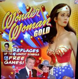 Photo of the Wonder Woman Gold slot machine by Bally Technologies and Scientific Games, which recently went through a merger.