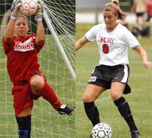 Goalkeeper Britt & Midfielder Rachel of Drury University