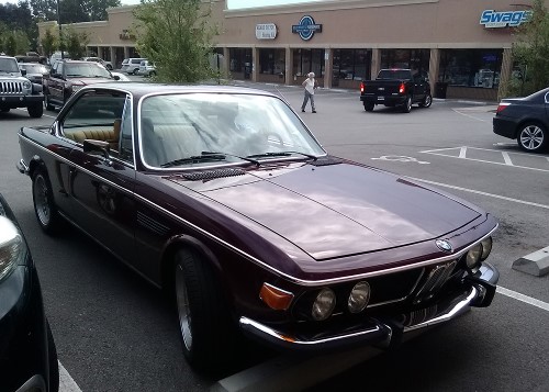 A BMW 3.0CS coupe in Louisville, KY.
