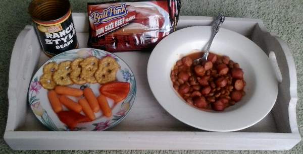 Hot Dogs and pork and beans come together with Chrome Dome Mike's special recipe for beanie weenies, made with sweet onion seasoned Ranch Style Beans and Ball Park brand beef franks.