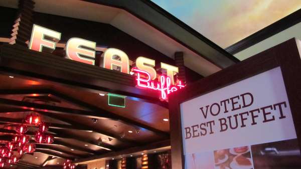 Photo of the entrance of the Feast Buffet at the Boulder Station Hotel and Casino.