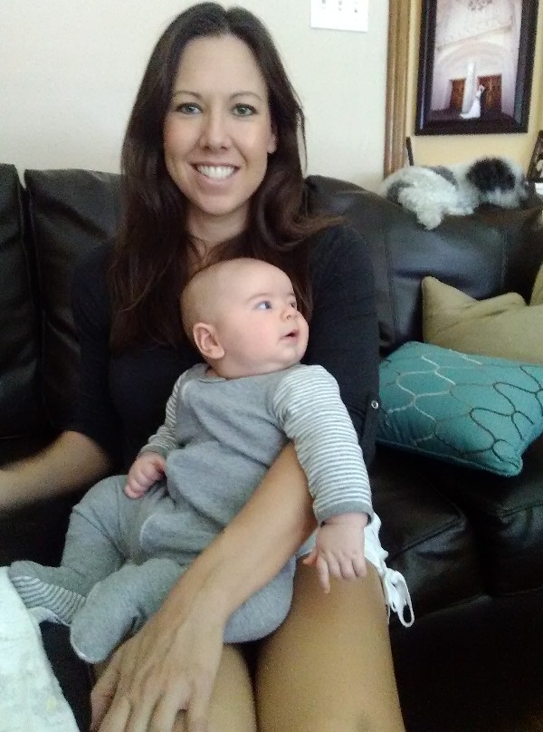 My duaghter Brittany with her son Luke.