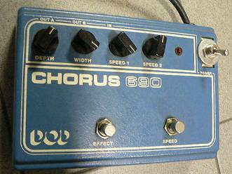 Photo of the DOD Chorus 690 guitar pedal