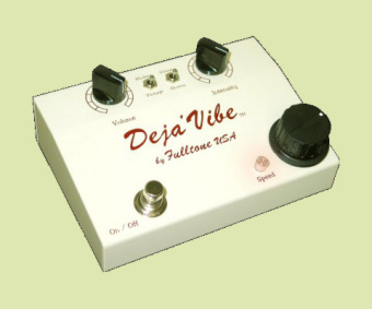 The Fulltone Deja Vibe effects pedal for guitar and mandolin.
