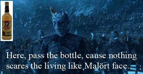 The author had to add to the long list of Malort Face memes.
