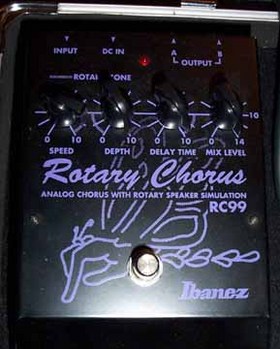 Ibanez RC99 Rotary Chorus effects pedal for guitars
