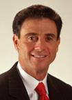Coach Rick Pitino, photo credit: U of L Athletic site, Coach Pitino's profile page.