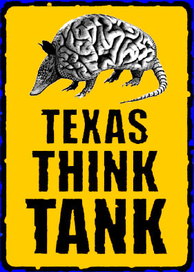 Texas Think Tank logo courtesy of The Netherlands' Mr. Mark Boon, Holland's Virtual Vermeer. It is a fine example of a cryptographic rebus.