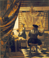 Vermeer Painting:  The Allegory of Painting 1666-67
