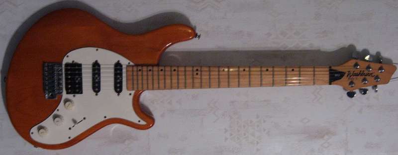 Washburn Billy T. model has the look of the model BT-4 Maverick Series electric guitar.