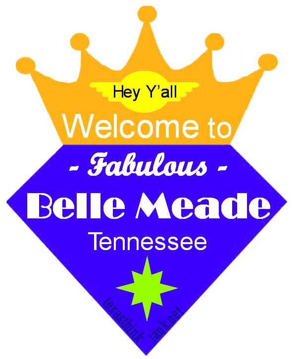 Logo created by the author for the City of Belle Meade, in Davidson County, a town within Nashville, Tennessee.