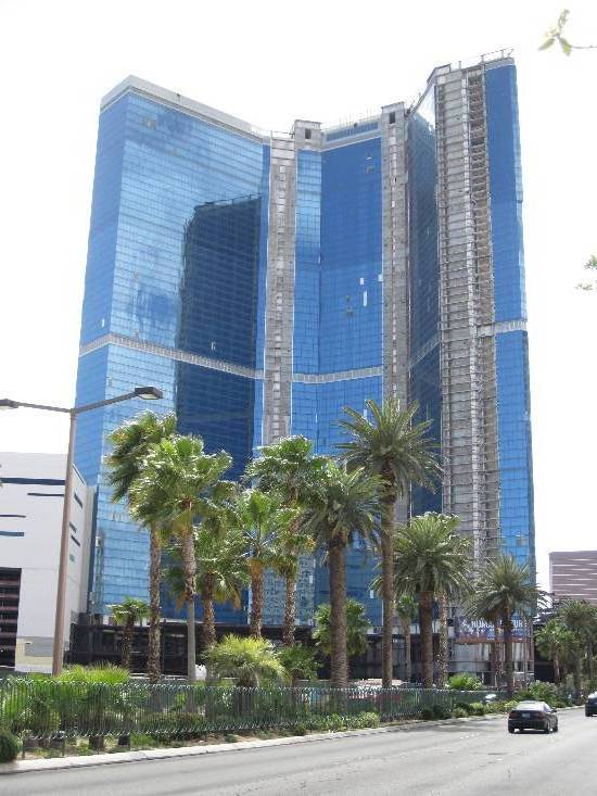 Photo of the Fontainebleau building structure in Las Vegas as taken by the author from across from the SLS Resort Casino.