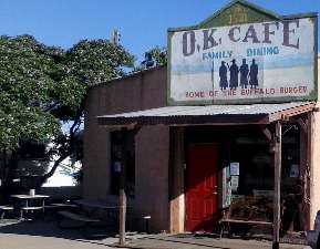 Photo of the O.K. Cafe on Allen Street in Tombstone, AZ.