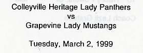 High School Soccer:  Colleyville Heritage Lady Panthers vs. Grapevine, TX High School Lady Mustangs